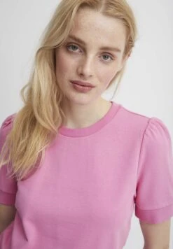 ICHI Ihyarla Sw - Camiseta Básica - Super Pink -Tienda barata Ulla Popken e89bd282b5eb487a9809ef88fe43c745