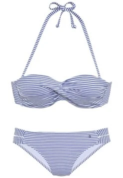 S.Oliver Bikini - HellblauWeiß -Tienda barata Ulla Popken ebf7779a78214eb98bd02602c63171f2