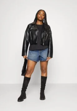 Levi's® Plus 80S Mom - Shorts Vaqueros - Blue Denim -Tienda barata Ulla Popken ec788788643743aabfc96f965c74fb2e