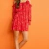 Next Long Sleeve - Vestido Informal - Red -Tienda barata Ulla Popken ecac77d72cd84debb8bc4fc113befdf2