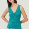 Zero Mit Raffung - Top - Teal -Tienda barata Ulla Popken eefb02ac776f4cacb0e5b2ff1034b72c