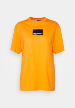 Karl Lagerfeld Jeans Regular Logo Tee - Camiseta Estampada - Vibrant Orange -Tienda barata Ulla Popken efd73074ae3646e6801ce68a7c8af96f