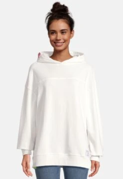 Long Seitenschlitz Leesgood - Jersey Con Capucha - Offwhite