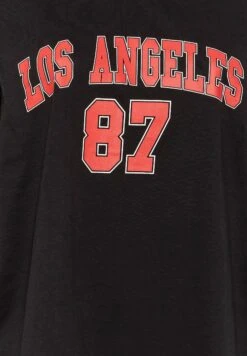 Los Angeles Varsity - Camiseta Estampada - Black -Tienda barata Ulla Popken f04e78a508d94f7faebd6812cb0ac7c7