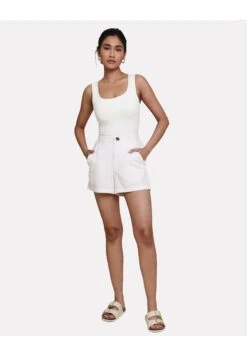 Threadbare Thb Cactus Class - Shorts - White -Tienda barata Ulla Popken f2644ed5121042728176e44d09450c86