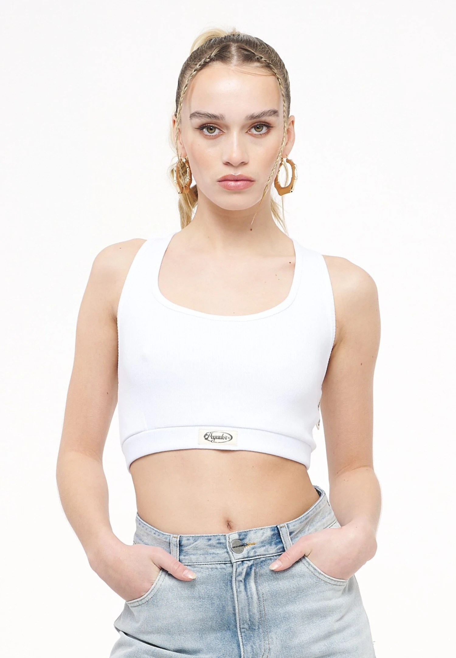 Pegador Giga Baby Crop - Top - White 3 Pegador Giga Baby Crop - Top - White
