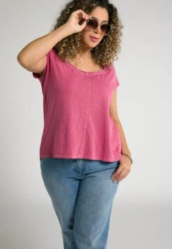 Ulla Popken Camiseta Básica - Rouge Magnolia -Tienda barata Ulla Popken f2a187b669b94b97acc8d3e87b17ad43