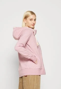 Ragwear Paya - Sudadera Con Cremallera - Dusty Pink -Tienda barata Ulla Popken f2cc662456cd43d785a2015e0ae61d02
