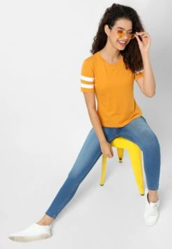 Cherry - Camiseta Estampada - Yellow -Tienda barata Ulla Popken f2fbda8010c64253a1b57d16382a9981