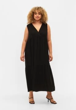 Zizzi Sleeveless - Vestido Largo - Black