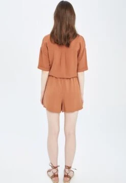 DeFacto Relax Fit - Shorts - Brown -Tienda barata Ulla Popken f628f41b47dd45549b52a064471984d3