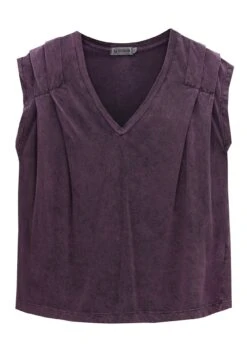 Oversize With Shoulder Pleats - Camiseta Básica - Lilac -Tienda barata Ulla Popken f6956e90508c437d832fab3a529ad6c3
