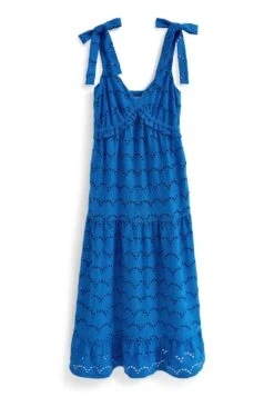 Next Tie Shoulder Broderie Standard - Vestido Largo - Cobalt Blue 9 Next Tie Shoulder Broderie Standard - Vestido Largo - Cobalt Blue -Tienda barata Ulla Popken f79520dadbf2411db2f01b9ceb5767cc