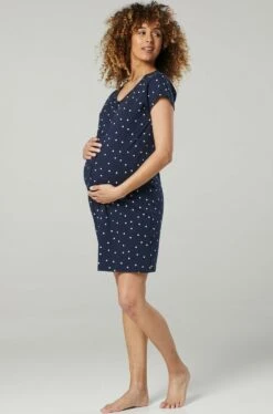 Happy Mama Set - Camisón - Marine -Tienda barata Ulla Popken f7e973354bd74422a235145ab949f332