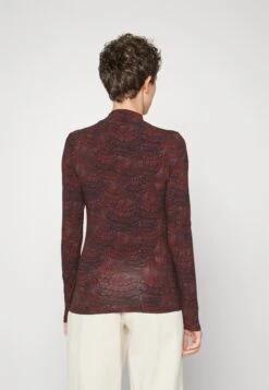 Scotch & Soda Mockneck Longlseeve - Camiseta De Manga Larga - Bordeaux -Tienda barata Ulla Popken f97bc2802bdf41fab3ae7c8bc6edfc31