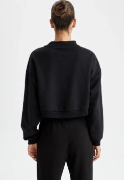 DeFacto Cover - Up- Sudadera - Black -Tienda barata Ulla Popken f9fa28d8a0734e98a7748a6218035f5a