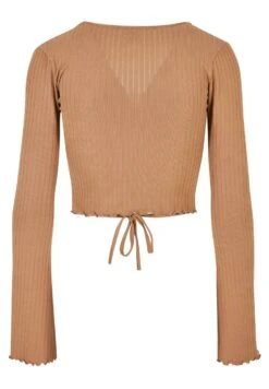 URBAN CLASSICS CroppedWrapped - Camiseta De Manga Larga - Darktaupe -Tienda barata Ulla Popken fa33266091bf4b7fa4983a5ed5ba4ce2