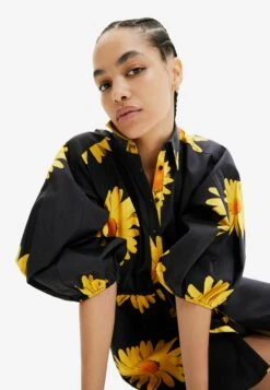 Desigual Stretchport - Vestido Camisero - Black -Tienda barata Ulla Popken fae1074998df4e3bb6c843d863917027