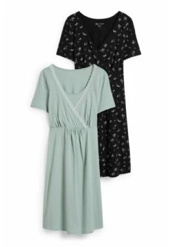 2 Pack - Camisón - Light Green -Tienda barata Ulla Popken fafcbf982dcd414f9c0a6ed44bb90b02