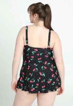 Punkten Bedrucktes - Bañador - Black -Tienda barata Ulla Popken fb8c8b534a534d1b9eeae917a714a60a