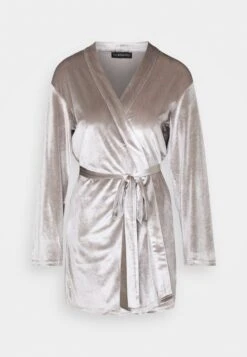 OW Collection Katrina Short Kimono - Albornoz - Grey -Tienda barata Ulla Popken fb989d59dd8149b1a0e59532d0f04785