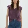 Oversize With Shoulder Pleats - Camiseta Básica - Lilac -Tienda barata Ulla Popken fd229e44242a48d8bac537121de12ec3