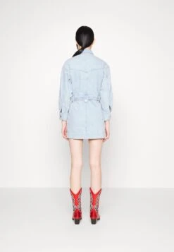 DL1961 Coletta Dress - Vestido Vaquero - Fountain/Vintage Recover -Tienda barata Ulla Popken fe43774b14634d48ace2a057f1801291