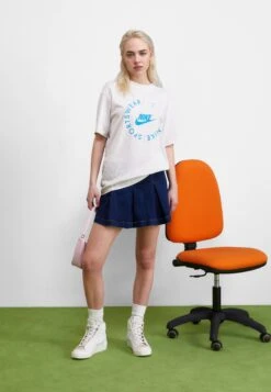 Nike Sportswear W Nsw Bf Prnt Su - Camiseta Estampada - Phantom -Tienda barata Ulla Popken ffa12e0771614c77bd424eac8edaca78